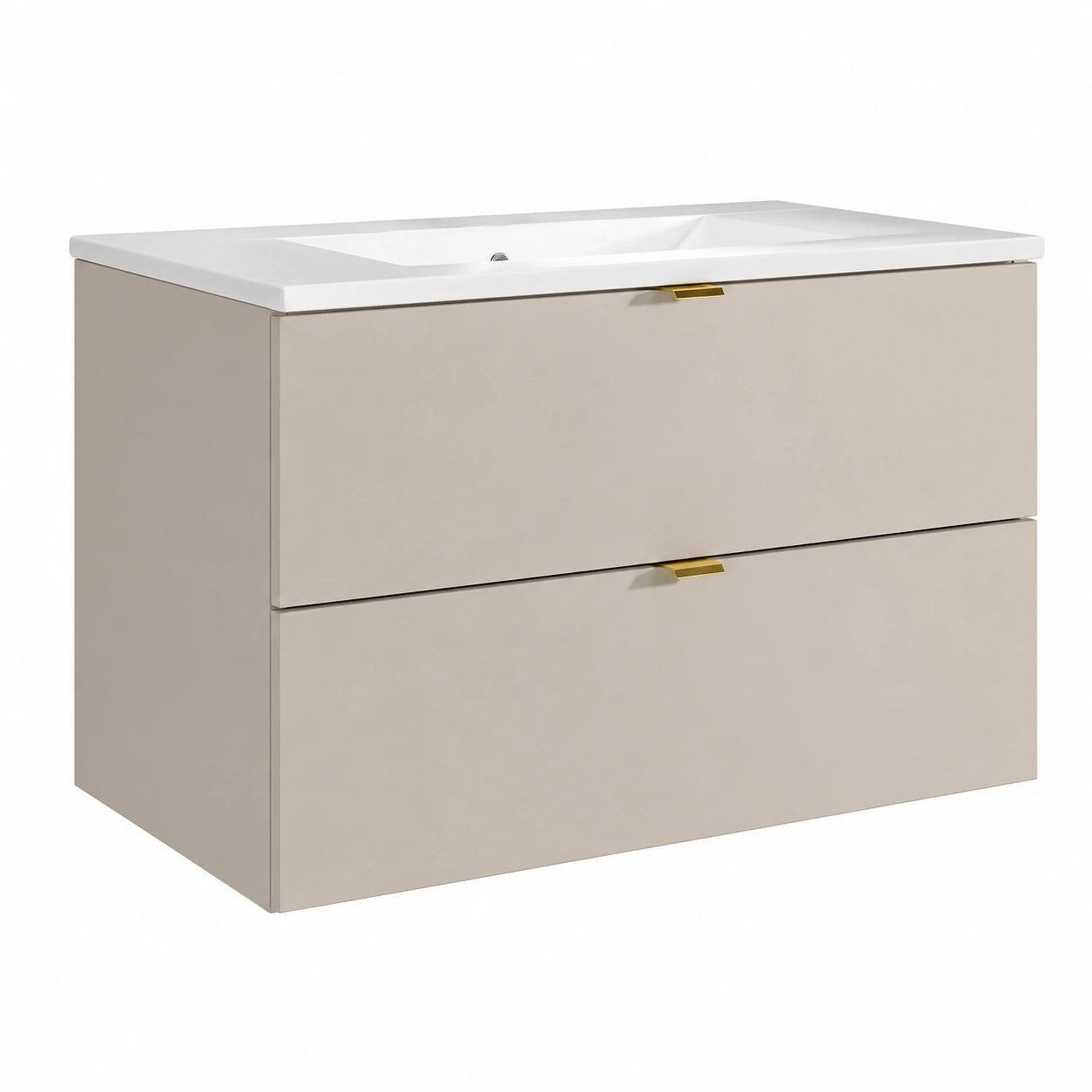 Ensemble de meubles de salle de bain, coloris beige, pour la salle de bain