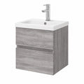 Ensemble de meubles de salle de bain, coloris gris, 41 x 38,5 x 45 cm, pour la salle de bain