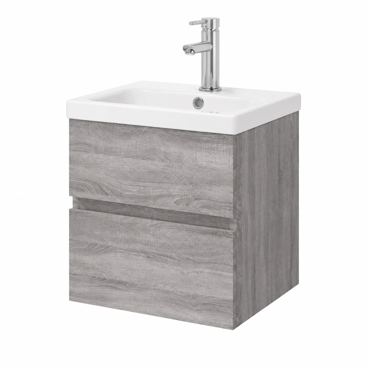Ensemble de meubles de salle de bain, coloris gris, 41 x 38,5 x 45 cm, pour la salle de bain