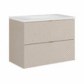 Ensemble de meubles de salle de bain, coloris beige, pour la salle de bain
