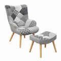 Fauteuil relax, en tissu, pour le salon